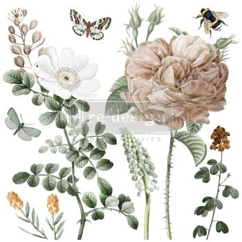 Re-Design with Prima - Transfer Aufkleber 12x12 Inch "An Afternoon In The Garden" Decor Transfer 2 Bogen 