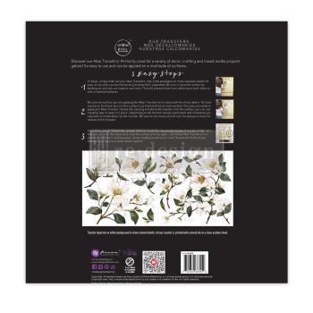 Re-Design with Prima - Transfer Aufkleber 12x12 Inch "Magnolia Garden" Decor Transfer 2 Bogen 