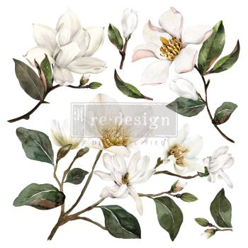 Re-Design with Prima - Transfer Aufkleber 12x12 Inch "Magnolia Garden" Decor Transfer 2 Bogen 