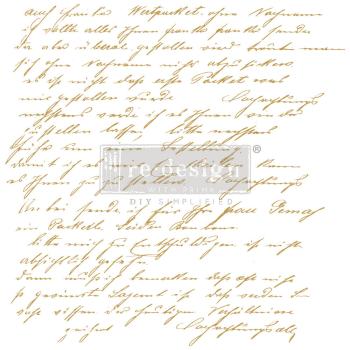Re-Design with Prima - Transfer Aufkleber 12x12 Inch "Sweet Notes" Decor Transfer 2 Bogen 