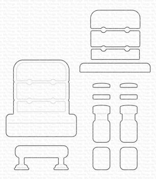 My Favorite Things - Stanzschablone "Save Me a Seat" Die-namics