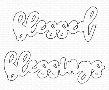 My Favorite Things - Stanzschablone "Blessings" Die-namics