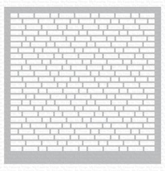 My Favorite Things - Schablone 6x6 Inch "English Brick Wall" Stencil