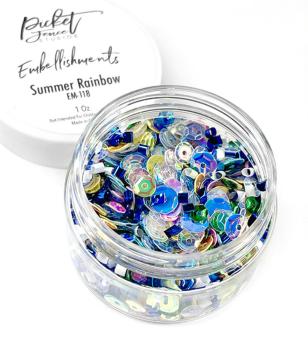Picket Fence Studios - Streuteile "Summer Rainbow" Embellishment