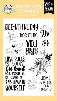 Echo Park - Stempelset "Hive Rules" Clear Stamps
