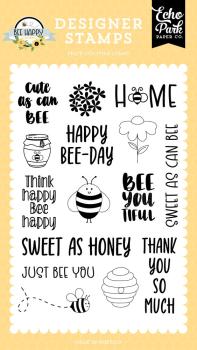 Echo Park - Stempelset "Cute As Can Bee" Clear Stamps