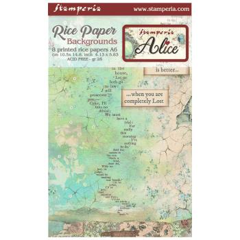 Stamperia - Decopatch Papier "Backgrounds" Decoupage A6 - 68Bogen  