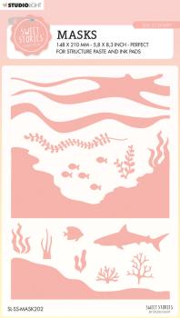 Studio Light - Schablone "Sea Scenery" Stencil 