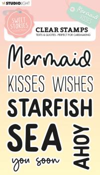 Studio Light - Stempelset "Quotes Large Mermaid Kisses" Clear Stamps