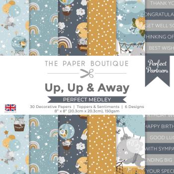 The Paper Boutique - Designpapier "Up, Up & Away" Perfect Partners 8x8 Inch