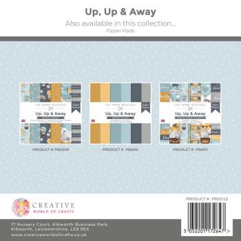 The Paper Boutique - Cardstock "Up, Up & Away" Solid Papers 8x8 Inch - 6 Bogen