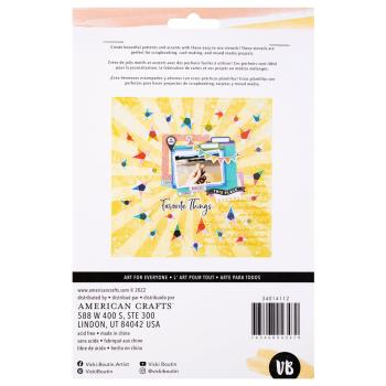 American Crafts - Schablone 6x9,12 Inch "World Traveler" Stencil