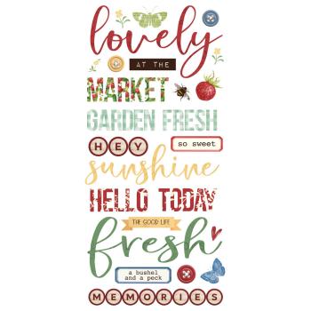 Simple Stories - Aufkleber "Simple Vintage Berry Fields" Foam Sticker