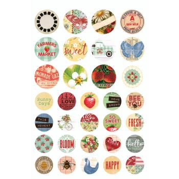 Simple Stories - Aufkleber "Simple Vintage Berry Fields" Sticker Book