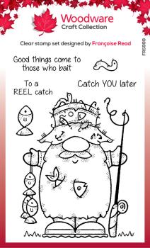Woodware - Stempelset "Reel Catch" Clear Stamps 