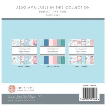 The Paper Boutique - Cardstock "Afternoon Delights" Solid Papers 8x8 Inch - 36 Bogen