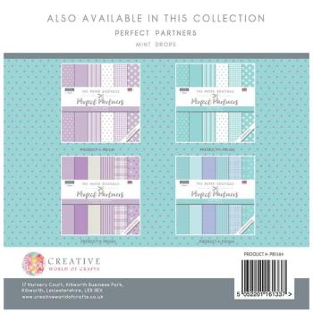 The Paper Boutique - Designpapier "Mint Drops" Perfect Partners 8x8 Inch