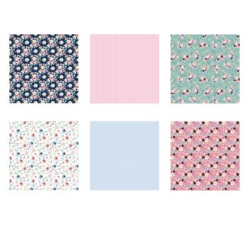 The Paper Boutique - Designpapier "Bloomin Beautiful" Decorative Paper 8x8 Inch - 36 Bogen