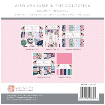 The Paper Boutique - Designpapier "Bloomin Beautiful" Decorative Paper 8x8 Inch - 36 Bogen