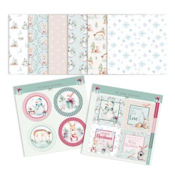 The Paper Boutique - Designpapier "Let it Snow" Paper Kit 8x8 Inch - 36 Bogen