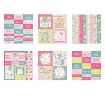 The Paper Boutique - Designpapier "Pretty Kitty" Embellishment Pad 8x8 Inch - 36 Bogen