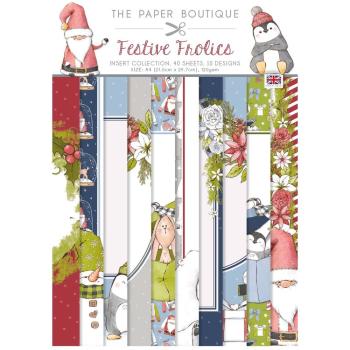 The Paper Boutique - Designpapier "Festive Frolics" Insert Collection A4 - 40 Bogen