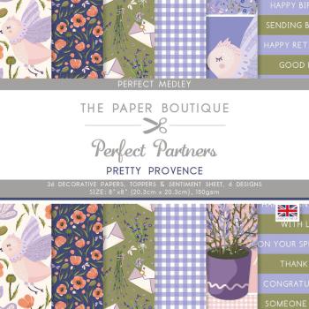The Paper Boutique - Designpapier "Pretty Provence" Decorative Paper 8x8 Inch - 36 Bogen