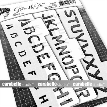 Carabelle Studio - Schablone "Alphabet" Stencil