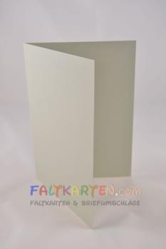 Doppelkarte - Faltkarte DIN A4 (29,7 x 21,0 cm) 240g/m² DIN A4 in hellgrau