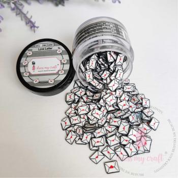 Dress My Craft - Streuteile "Love Letter" Shaker Slices 8g