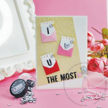 Dress My Craft - Streuteile "Love Letter" Shaker Slices 8g