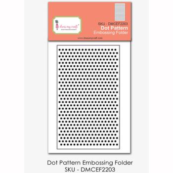 Dress My Craft - Prägefolder "Dot Pattern" Embossingfolder 