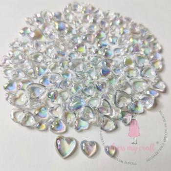 Dress My Craft - Streuteile Wassertropfen "Heart Rainbow" Droplets 8g