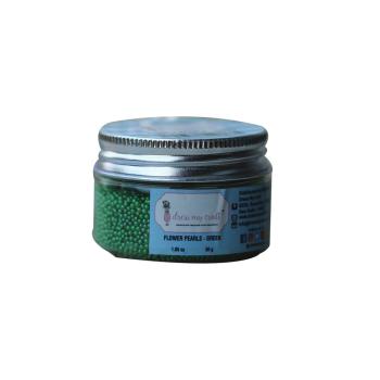 Dress My Craft - Perlen "Green" Flower Pearls 30g
