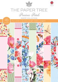 The Paper Tree - Insert Collection "Precious Petals" A4 Tonpapier