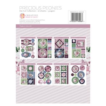 The Paper Tree - Die Cut Collection "Precious Peonies" Stanzteile Papier