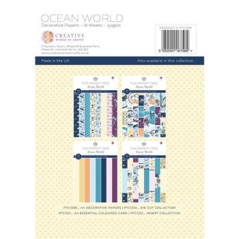 The Paper Tree - Designpapier "Ocean World" Paper Pack A4 - 16 Bogen