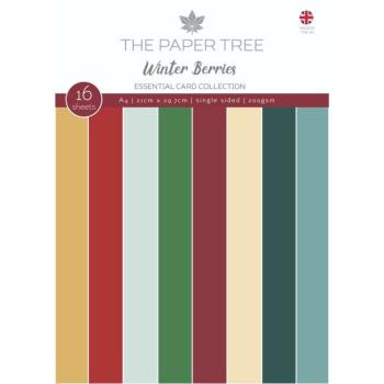 The Paper Tree - Card Collection "Winter Berries" A4 Cardstock