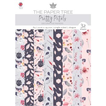 The Paper Tree - Designpapier "Pretty Petals" Paper Pack A4 - 32 Bogen