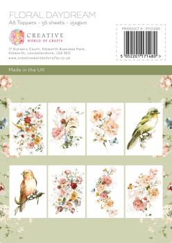 The Paper Tree - Toppers Collection "Floral Daydream" A6 Aufleger