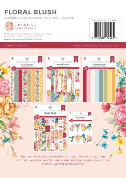 The Paper Tree - Card Collection "Floral Blush" A4 Cardstock