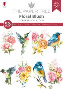 The Paper Tree - Toppers Collection "Floral Blush" A6 Aufleger