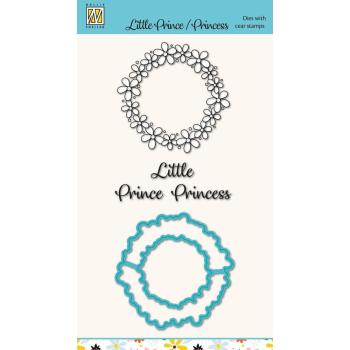 Nellie Snellen - Stempesetl & Stanzschablone"Little Prince/Princess" Dies & Stamp Set