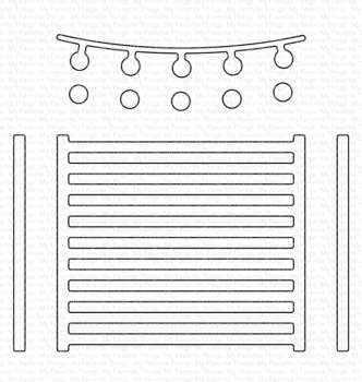 My Favorite Things - Stanzschablone "Privacy Fence" Die-namics