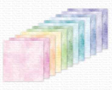 My Favorite Things - Designpapier "Watercolor Wash" Paper Pad 6x6 Inch - 24 Bogen