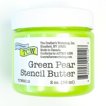 The Crafters Workshop - Modellierpaste "Green Pear" Stencil Butter