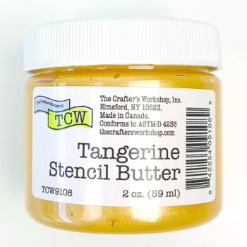 The Crafters Workshop - Modellierpaste "Tangerine" Stencil Butter