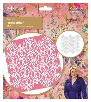 Crafters Companion - Schablone "Boho Bliss" Stencil