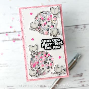 Picket Fence Studios - Stempelset "Purr-fect for Me " Clear stamps