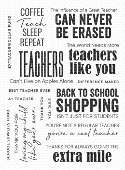 My Favorite Things Stempelset "Teach, Sleep, Repeat" Clear Stamps